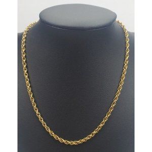 Vintage 1/20 12KGF Gold Filled 15" Choker Necklace Chain